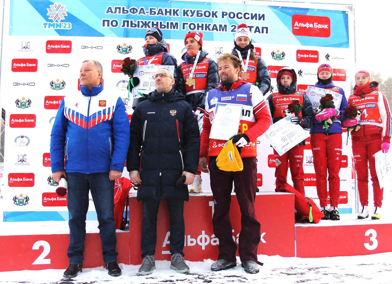 Завершился женский масс-старт
