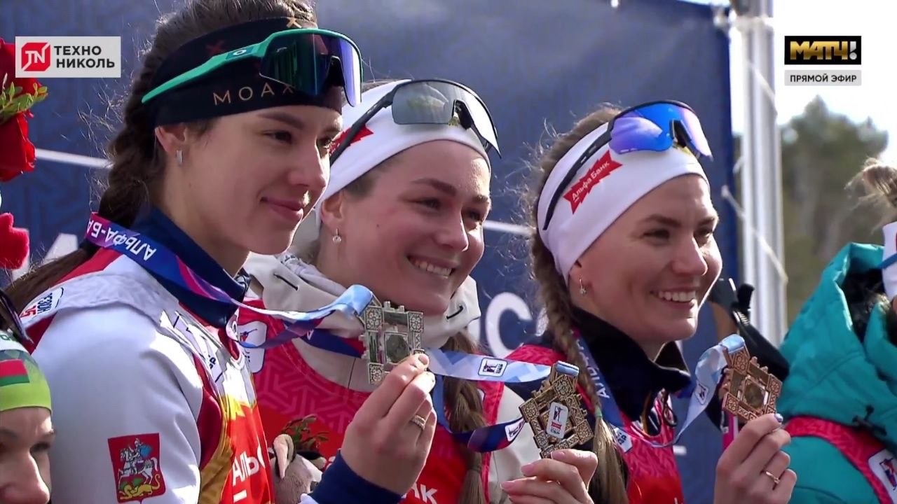 Бронза Виктории Сливко на Чемпионате России по биатлону