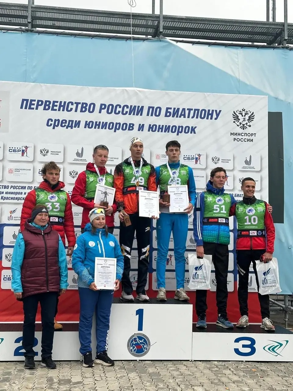 Дубль серебра на Первенстве России по биатлону