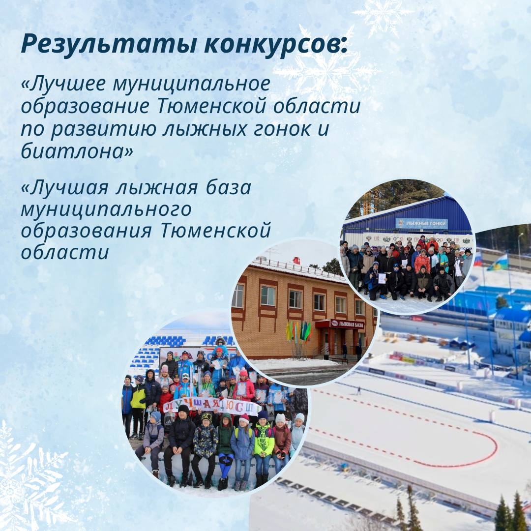 Тюменская областная федерация лыжных гонок и биатлона объявила победителей конкурсов